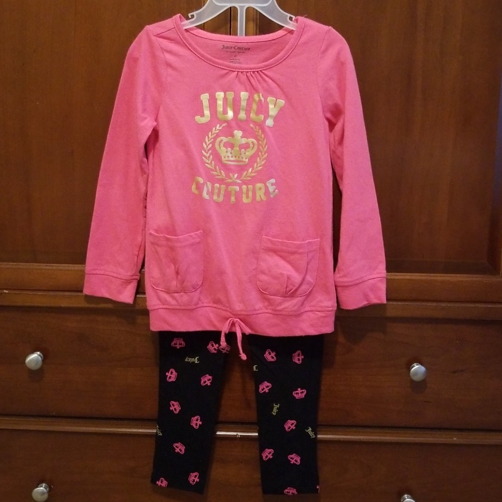 Juicy Couture Girls 4T Outfit NWOT